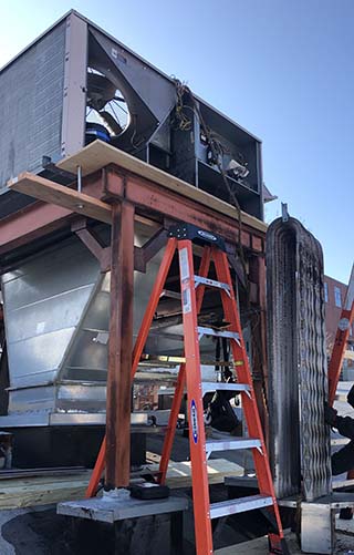 Chicago Carrier rooftop repair