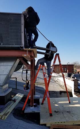 Skokie Carrier rooftop repair